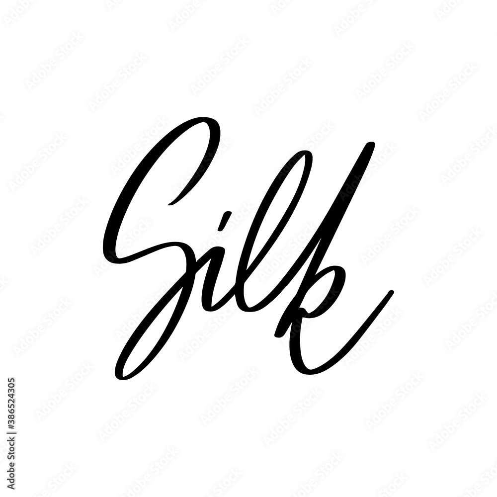 Fototapeta premium Vector hand drawn lettering isolated. Template for card, poster, banner, print for t-shirt, pin, badge, patch.