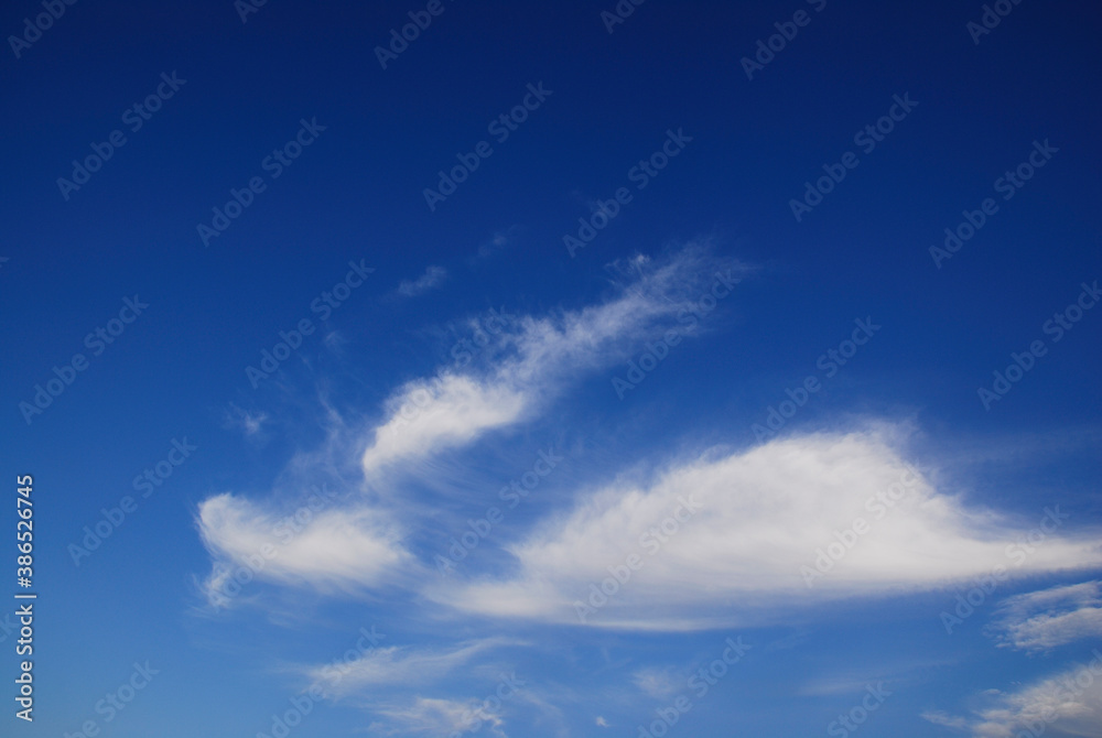 青空と白い雲 青空と白い雲