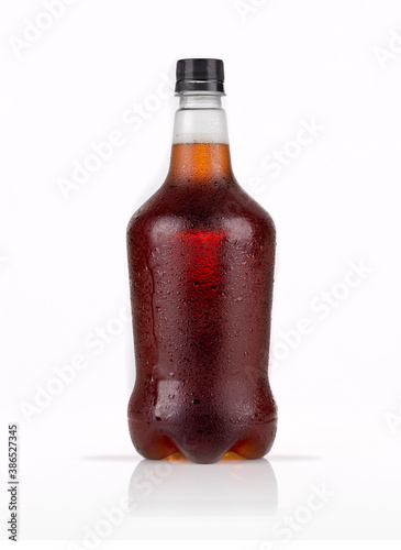 Obraz na plátně Beer growler with Inda pale ale inside isolated on white background