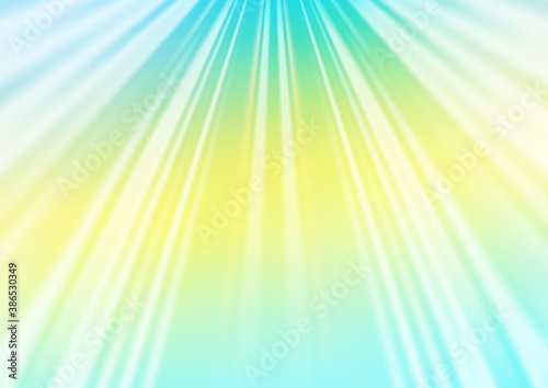 Light Green, Yellow vector backdrop with long lines.