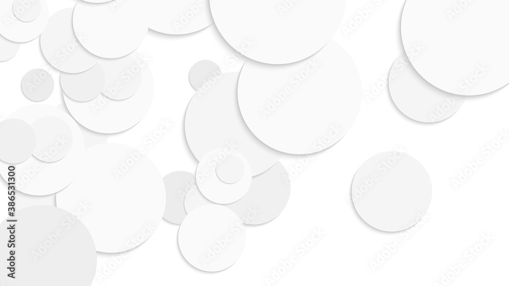 Paper cut circle on a white background. Round vector banners. Polka dot background .Vector illustration Paper cut circle on a white background. Round vector banners. Polka dot background .Vector illustration