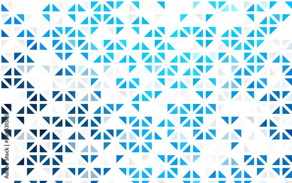 Light BLUE vector seamless texture in triangular style. Light BLUE vector seamless texture in triangular style.