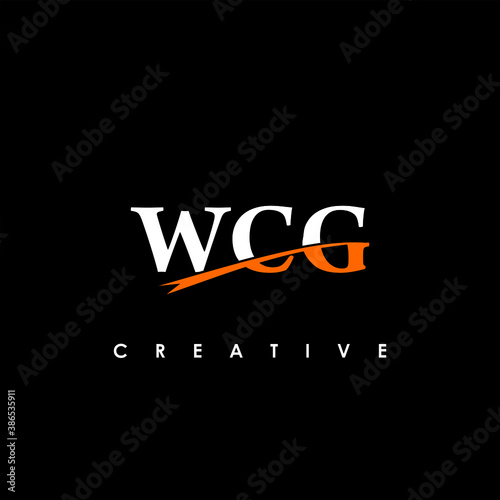 WCG Letter Initial Logo Design Template Vector Illustration photo