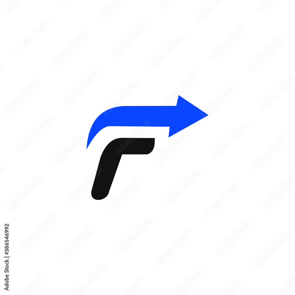 illustration logo templet icon logo f illustration logo templet icon logo f