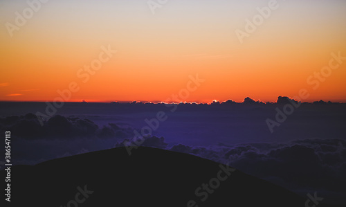 Sunset at Mauna Kea, Hawaii