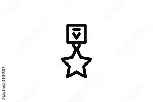 Military Outline Icon - Appreciation