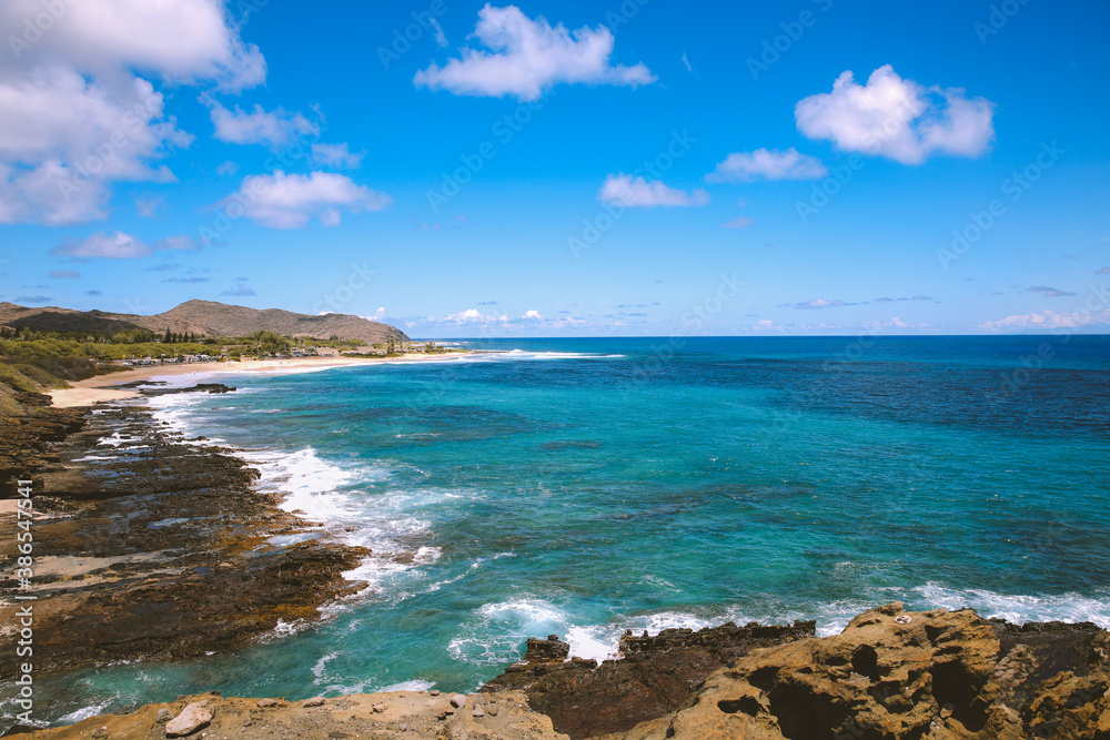 Halona Blowhole Lookout, East Honolulu, Oahu, HAWAII Halona Blowhole Lookout, East Honolulu, Oahu, HAWAII