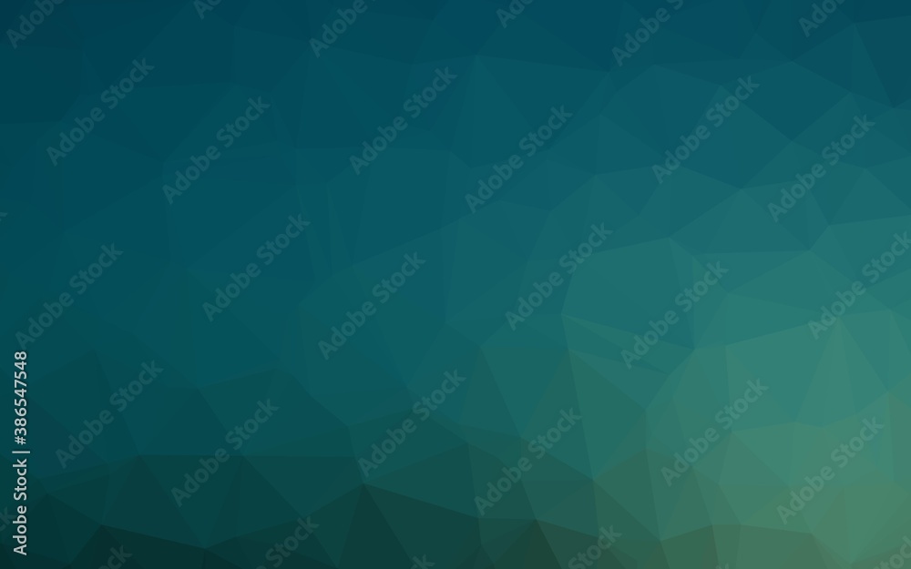 Dark Blue, Green vector low poly texture. Dark Blue, Green vector low poly texture.