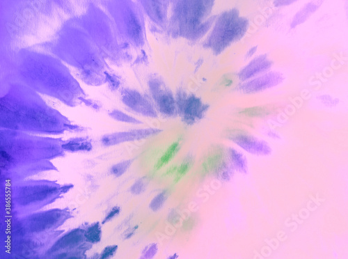 Spiral tie dye wallpaper. Hippie tie-dye background. Tiedye backdrop. Psychedelic tie dye pattern purple. 