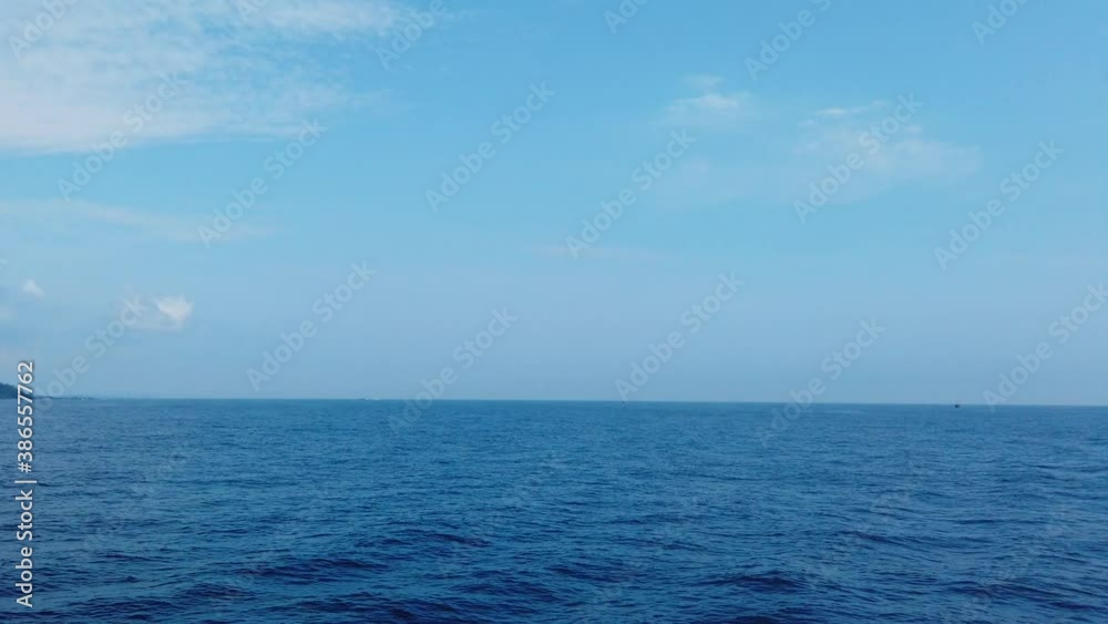 beautiful landscape: blue sea and blue sky beautiful landscape: blue sea and blue sky
