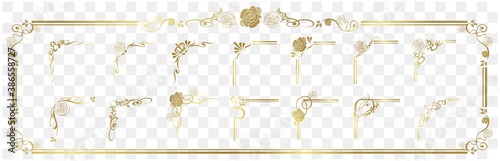 illustration of  frame set  Vector