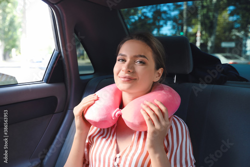 Beautiful young woman with ...