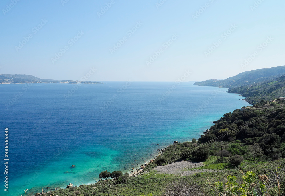 Fototapeta premium Greece Crete island Kalami beach