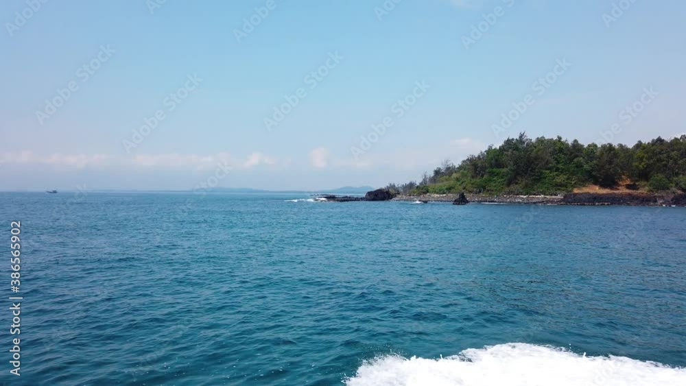 beautiful landscape: blue sea and blue sky beautiful landscape: blue sea and blue sky