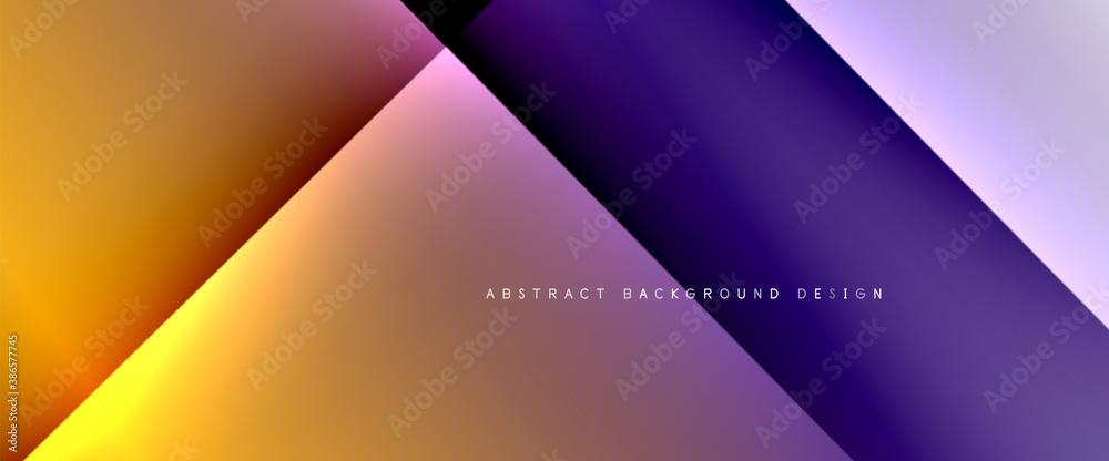 Fluid gradients with dynamic diagonal lines abstract background. Bright colors with dynamic light and shadow effects. Vector wallpaper or poster