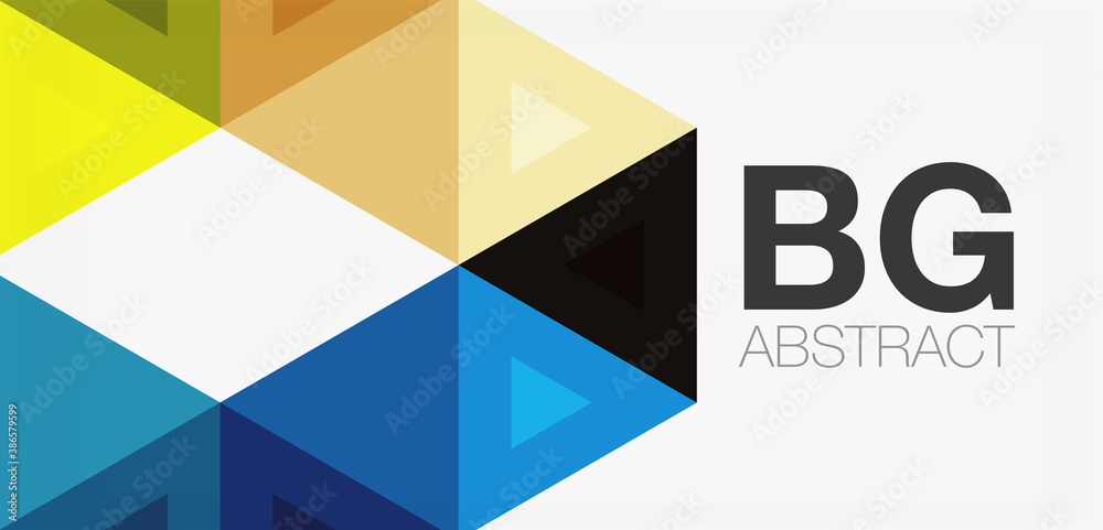 Mosaic triangle pattern abstract background for cover, banner, flyer and poster and other template Mosaic triangle pattern abstract background for cover, banner, flyer and poster and other template