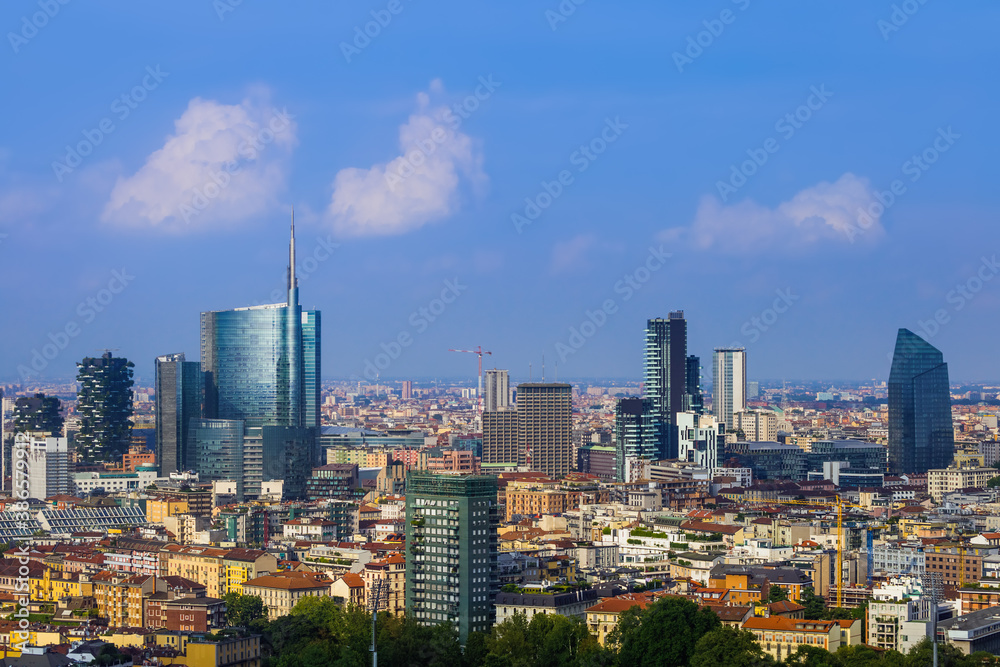 Cityscape Milan Italy