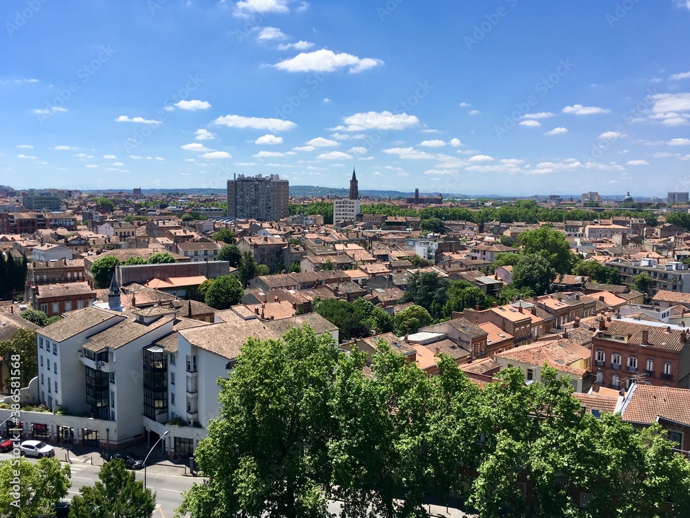 view of the city in Toulouse