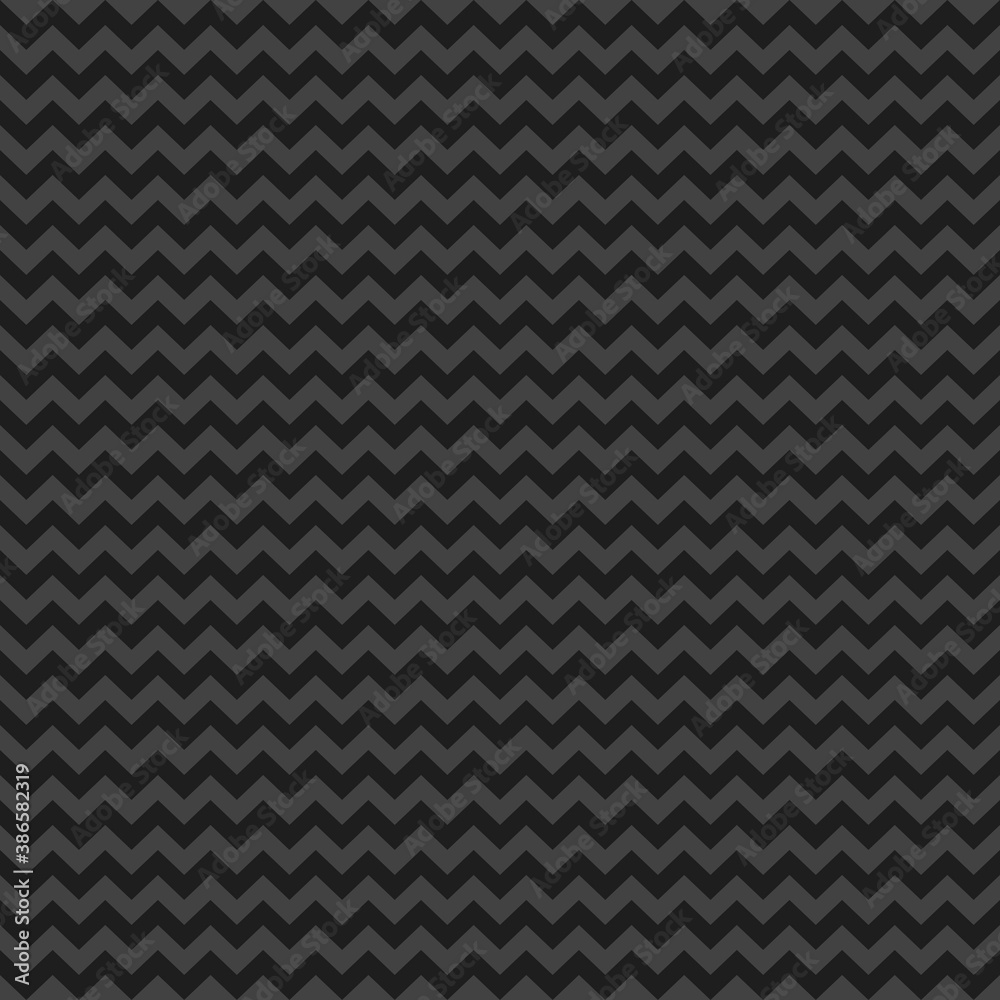 Zig zag Halloween pattern. Regular chevron stripes of black and gray color. Classic zigzag lines abstract geometry background. Seamless texture print. Vector illustration Zig zag Halloween pattern. Regular chevron stripes of black and gray color. Classic zigzag lines abstract geometry background. Seamless texture print. Vector illustration