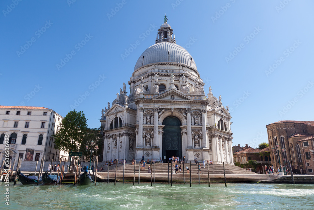 The Basilica Santa Maria della Salute in Venice, Italy