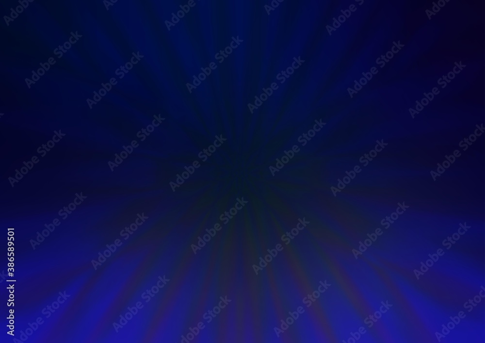 Dark BLUE vector modern bokeh pattern.