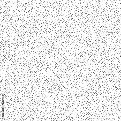Seamless vector background with random black lines. Abstract ornament. Dotted abstract pattern