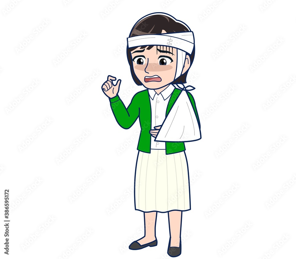 Beautiful woman in a green cardigan