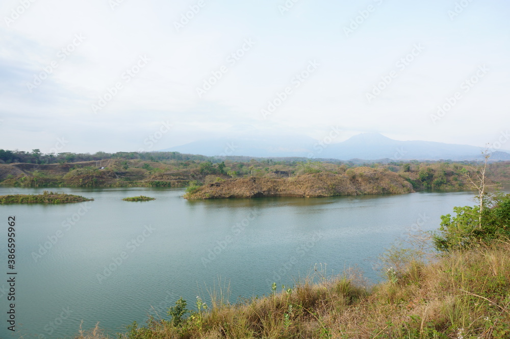 Reservoir is an artificial lake used as a river dam that aims to store water