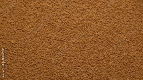 cinnamon powder top view textured