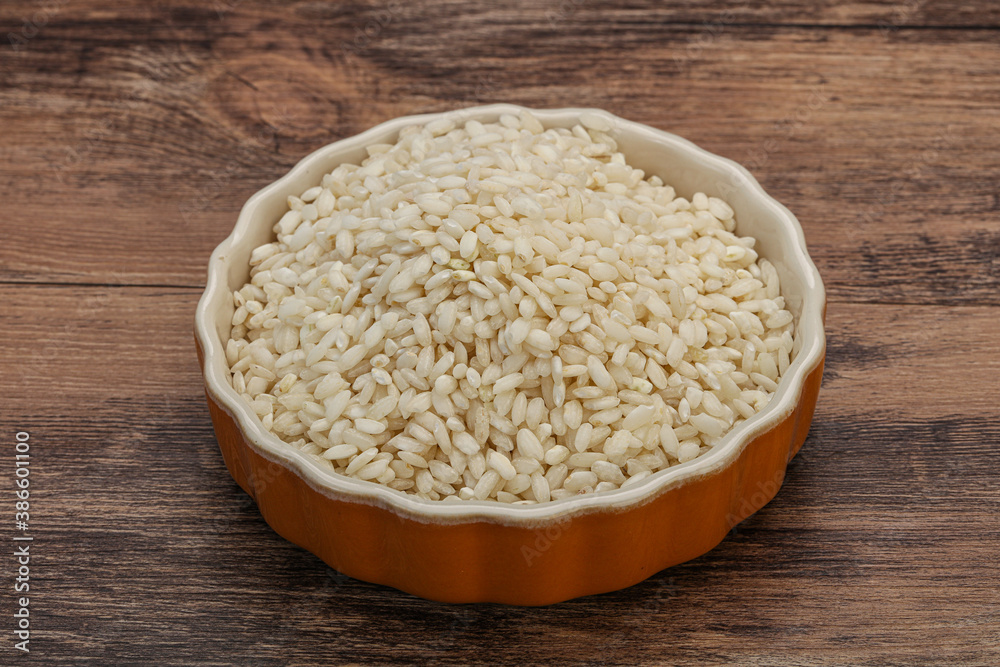 Raw arborio rice for Risotto Raw arborio rice for Risotto