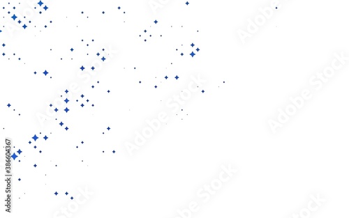 Light BLUE vector layout with bright stars.