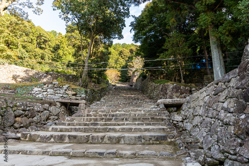 古城の石段