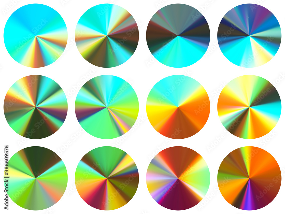 round metallic gradient web elements vector round metallic gradient web elements vector