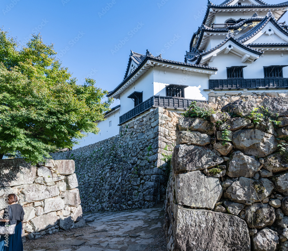 お城の石垣
お城の石垣