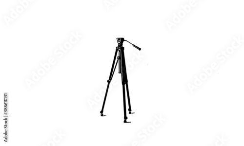tripod isolated on white