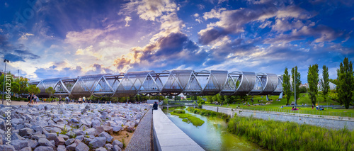 Atardecer en el Puente Monumental de Arganzuela - Madrid
