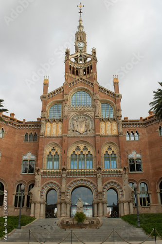 Sant Pau Historical facade