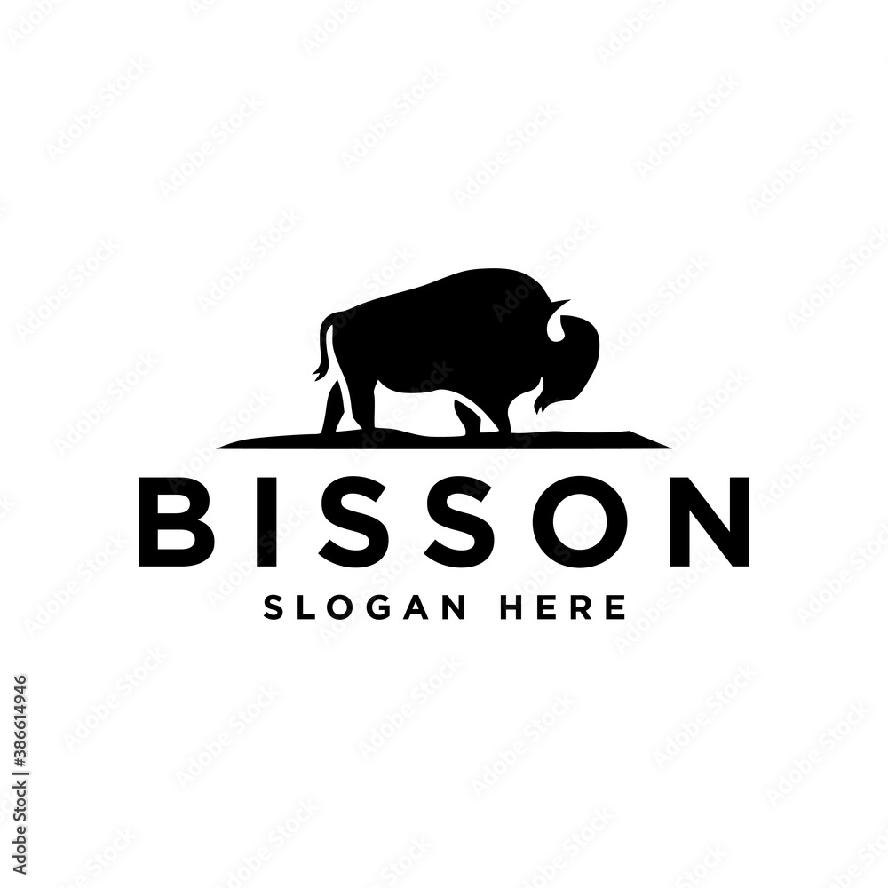 Obraz premium Bisson logo design template