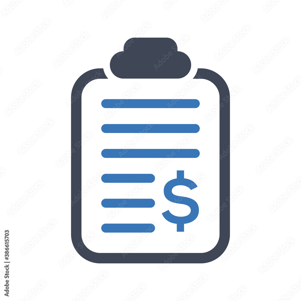 Invoice bill icon Invoice bill icon