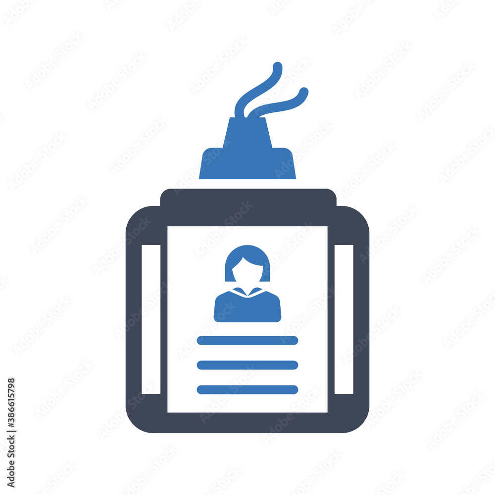 Id card icon Id card icon