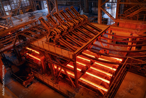 Fotografie Steel production in electric furnaces
