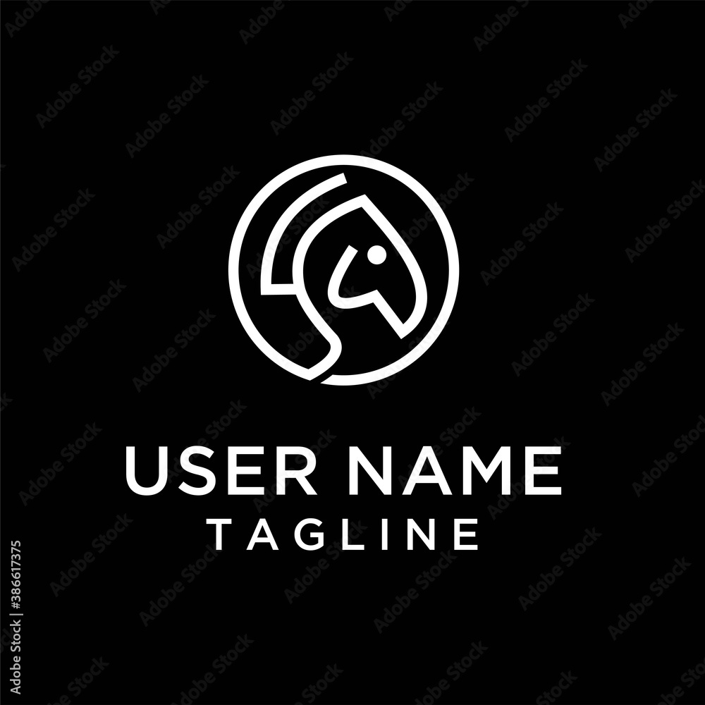 horse's head Logo Design. horse circle Logo Vector Icon Design. horse logo design vector template. horse's head Logo Design. horse circle Logo Vector Icon Design. horse logo design vector template.
