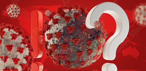 concept of COVID-19 virus a...