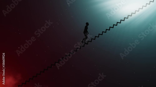 Climbing the stairs from hell to heaven