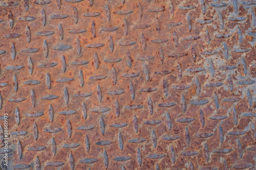 
rusty metal surface as background