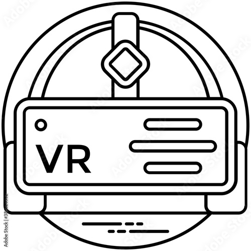 
Head mounted device virtual reality glasses provides virtual reality for the wearer
