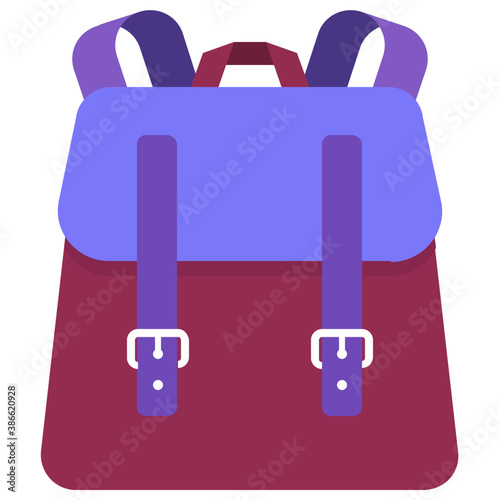 
A school kids backpack with shoulder belts
 photo