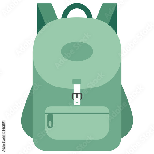 

A school kids backpack with shoulder belts
 photo