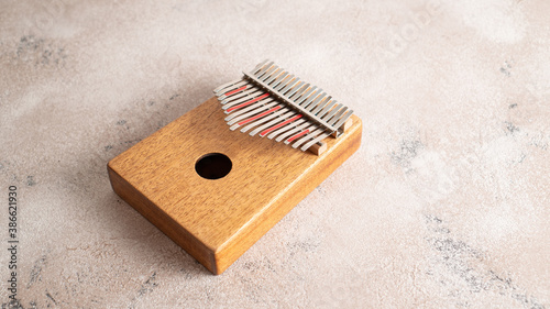 Kalimba, mbira, finger harp, gourd piano,, kilembe, likembe, likimba, marimbula, sansa, sansu, sanza, thumb piano