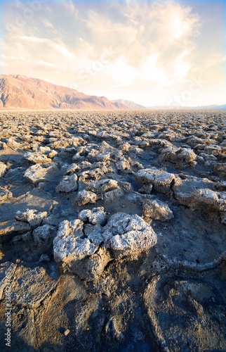 Devils Golf Course in the Death Valley, California in the United States of America